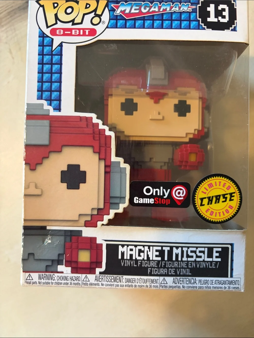 Funko 8-Bit Mega Man Magnet Missle Chase #13 GameStop Edition New In Box